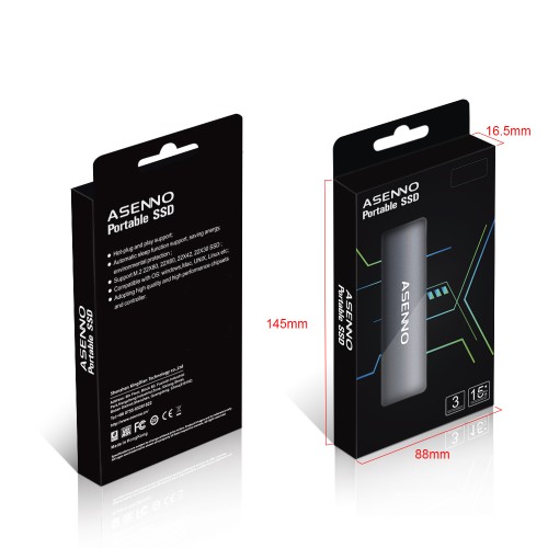ASENNO PNV12 External Solid State Drive SSD